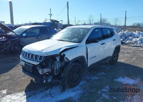 2019 Jeep Compass Sport 4X4 from USA, damaged, VIN 3C4NJDAB3KT854089